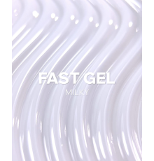 Жидкий моделирующий гель для ногтей Easy Fast gel Milky, молочный, 15 мл