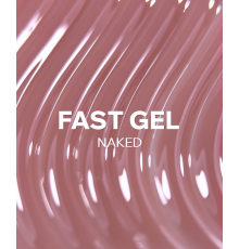 Жидкий моделирующий гель для ногтей Easy Fast gel Naked, нюд, 15 мл