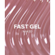 Liquid modeling gel for nails Easy Fast gel Naked, nude, 30 ml
