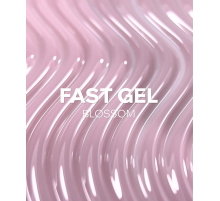 Liquid modeling gel for nails Easy Fast gel Blossom, pink nude, 15 ml