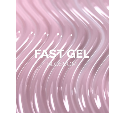 Liquid modeling gel for nails Easy Fast gel Blossom, pink nude, 15 ml