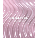 Liquid modeling gel for nails Easy Fast gel Blossom, pink nude, 15 ml