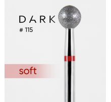 Diamond cutter DARK 5 mm red ball