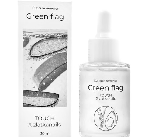 Ремувер для кутикули Touch Green Flag, 30 мл