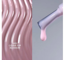 Top coat for gel polish Easy Blossom, pink, 15 ml