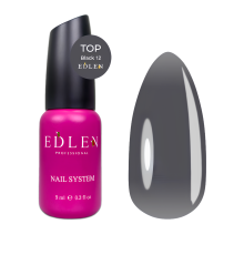 Топ для гель лака Edlen Black top №12, 9 мл