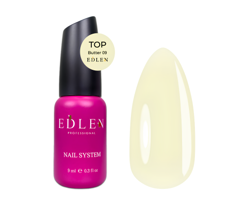 Edlen Butter top for gel polish No. 09, 9 ml