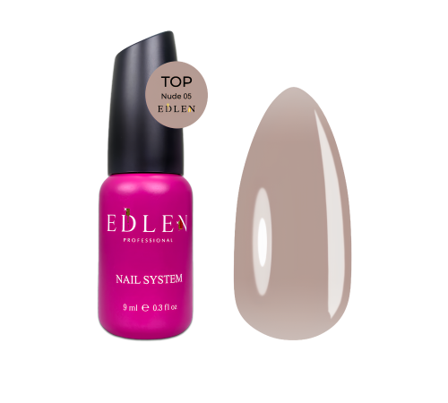 Edlen Nude top for gel polish No. 05, 9 ml