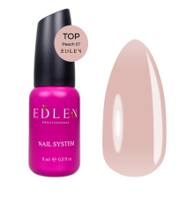 Топ для гель лака Edlen Peach top №07, 9 мл