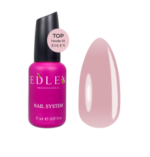 Топ для гель лака Edlen Powder top №03, 9 мл