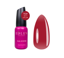 Топ для гель лака Edlen Red top №13, 9 мл