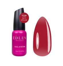 Топ для гель лака Edlen Red top №13, 9 мл
