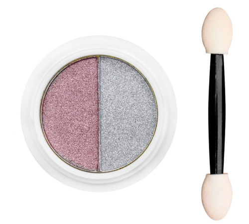 Втирка дзеркальна Three Color Magic, silver pink gold