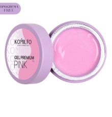 Гель для нігтів Komilfo Gel Premium Pink HEMA/TPO free, 30 г