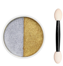 Mirror rub Two Color Magic No. 11 gold silver