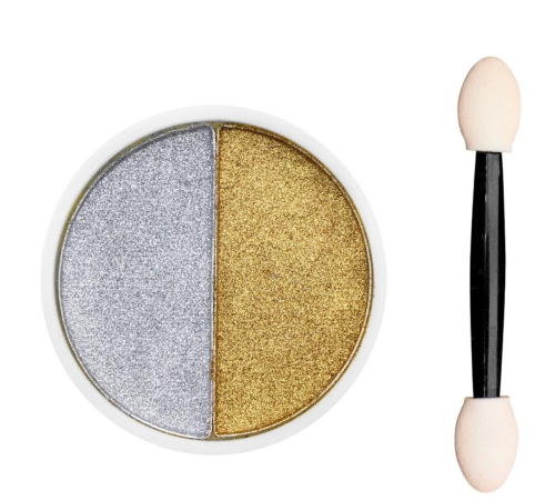 Втирка дзеркальна Two Color Magic №11 gold silver
