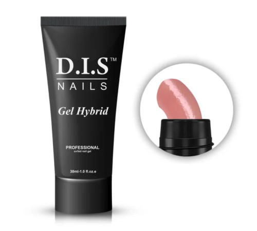 Акрил-гель DIS Gel Hybrid polygel №015, 30 мл