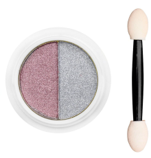 Mirror rub Two Color Magic No. 2 silver pink