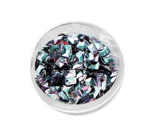 3D Луска Дракона Komilfo № 0021 прямокутник Crystal AB 1 г