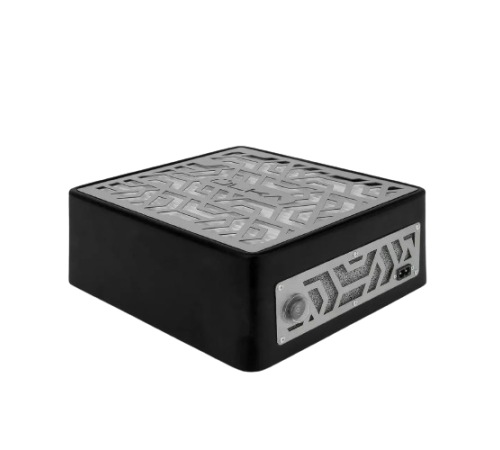 Hood ULKA X2F Premium with HEPA filter, black desktop, 90 W