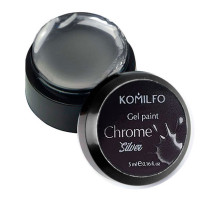 Komilfo Gel Paint Chrome Silver 5 ml (without sticky layer)