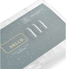 Gel tips HEYLOVE Square Medium square medium, 500 pcs