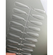 Ballerina nail extension gel tips, 240 pcs