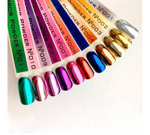 Komilfo Mirror Powder №001 серебро, 0,5г