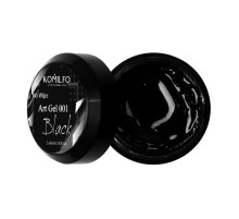Komilfo No Wipe Art Gel Black 001 5 мл