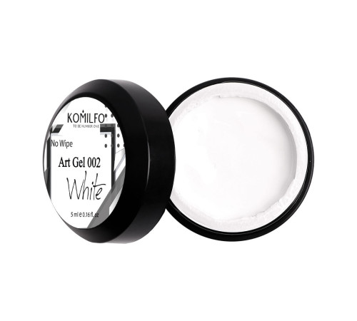 Komilfo No Wipe Art Gel White 002 5 ml
