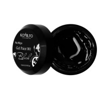 Komilfo No Wipe Gel Paint Black 001 чорна без липкого шару 5 мл