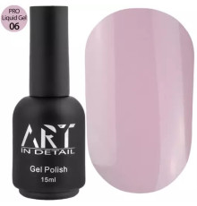 Гель ART Pro Liquid Builder Gel №06 нежно-розовый, 15 мл