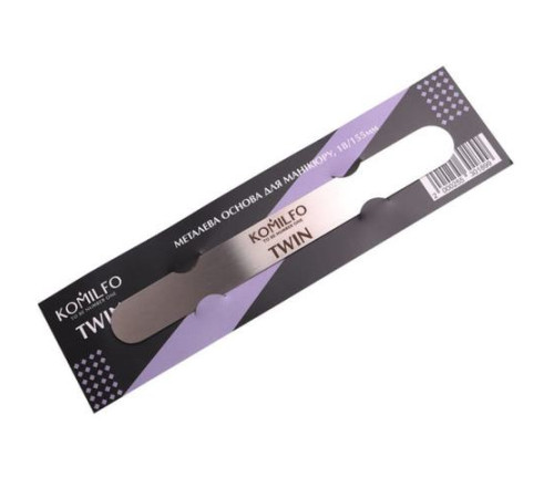 Komilfo metal base for manicure TWIN 18/155 mm