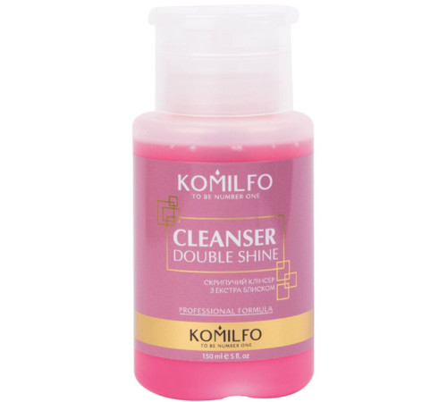 Komilfo Сleanser Double Shine - скрипучий клінсер з екстра блиском, 150 мл