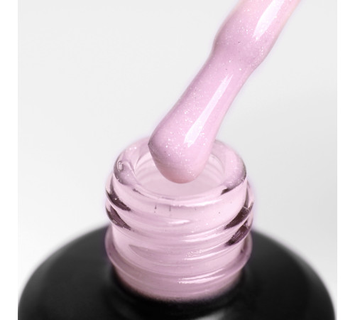 Acrylic gel Komilfo PolyGel No. 07 Pink Glitter, pink with shimmer, 15 ml