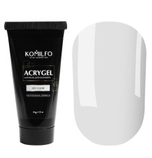 Акрил-гель Acryl Gel Komilfo №001 Clear, прозорий, 30 г