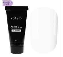 Акрил-гель Acryl Gel Komilfo №002 Milky White HEMA/TPO Free, молочно-білий, 30 г