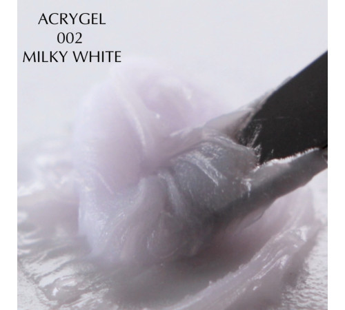 Acrylic gel Acryl Gel Komilfo No. 002 Milky White, milky white, 30 g