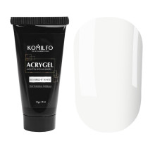 Акрил-гель Acryl Gel Komilfo №003 Bright White, яскро-білий, 30 г
