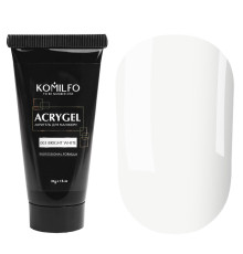 Acrylic gel Acryl Gel Komilfo No. 003 Bright White, bright white, 30 g