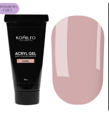 Акрил-гель Acryl Gel Komilfo №004 Nude HEMA/TPO Free, нюд, 30 г