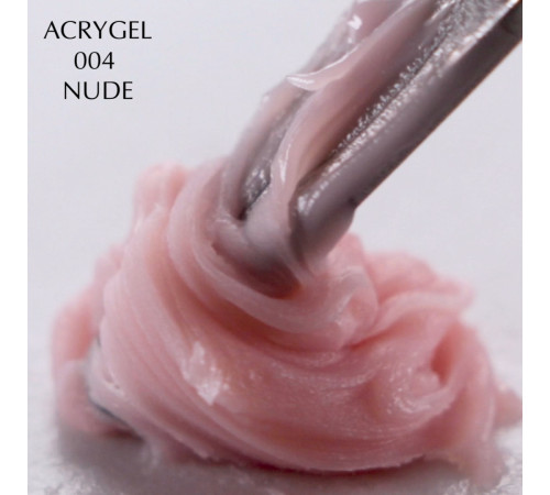 Акрил-гель Acryl Gel Komilfo №004 Nude, нюд, 30 г
