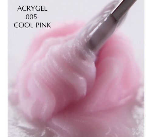 Акрил-гель Acryl Gel Komilfo №005 Cool Pink, холодний рожевий, 30 г