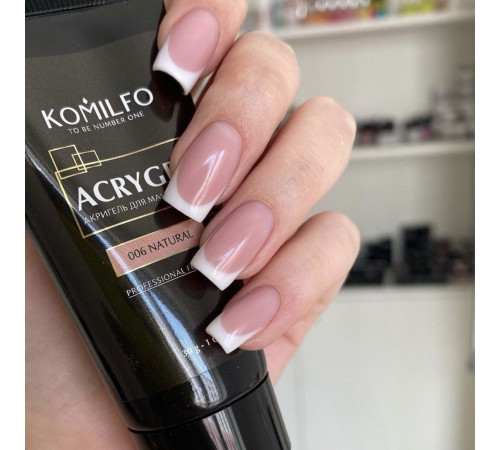 Акрил-гель Acryl Gel Komilfo №006 Natural, натуральний, 30 г