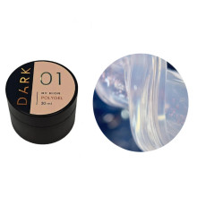 Акрил-гель DARK PolyGel №01, в баночке, 30 мл