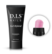 Акрил-гель DIS Gel Hybrid polygel №004, ярко-розовый, 30 мл