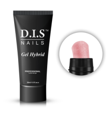 Акрил-гель DIS Gel Hybrid polygel №006, бежево-розовый, 30 мл