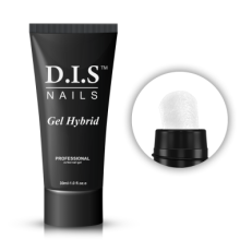 Акрил-гель DIS Gel Hybrid polygel №012, белый, 30 мл