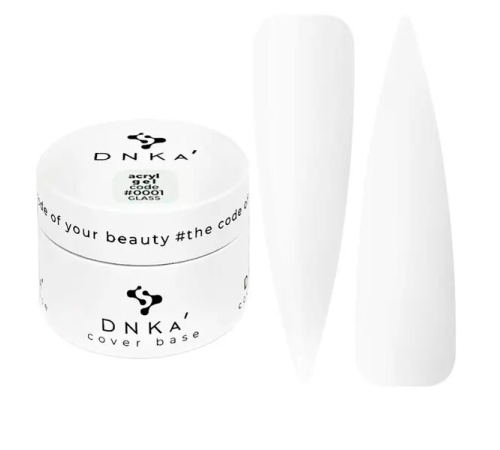 Акрил-гель DNKA  Acryl Gel №001 Glass прозорий, 30 мл