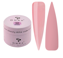 Акрил-гель DNKA  Acryl Gel №002 Vitrage напівпрозорий рожевий, 30 мл